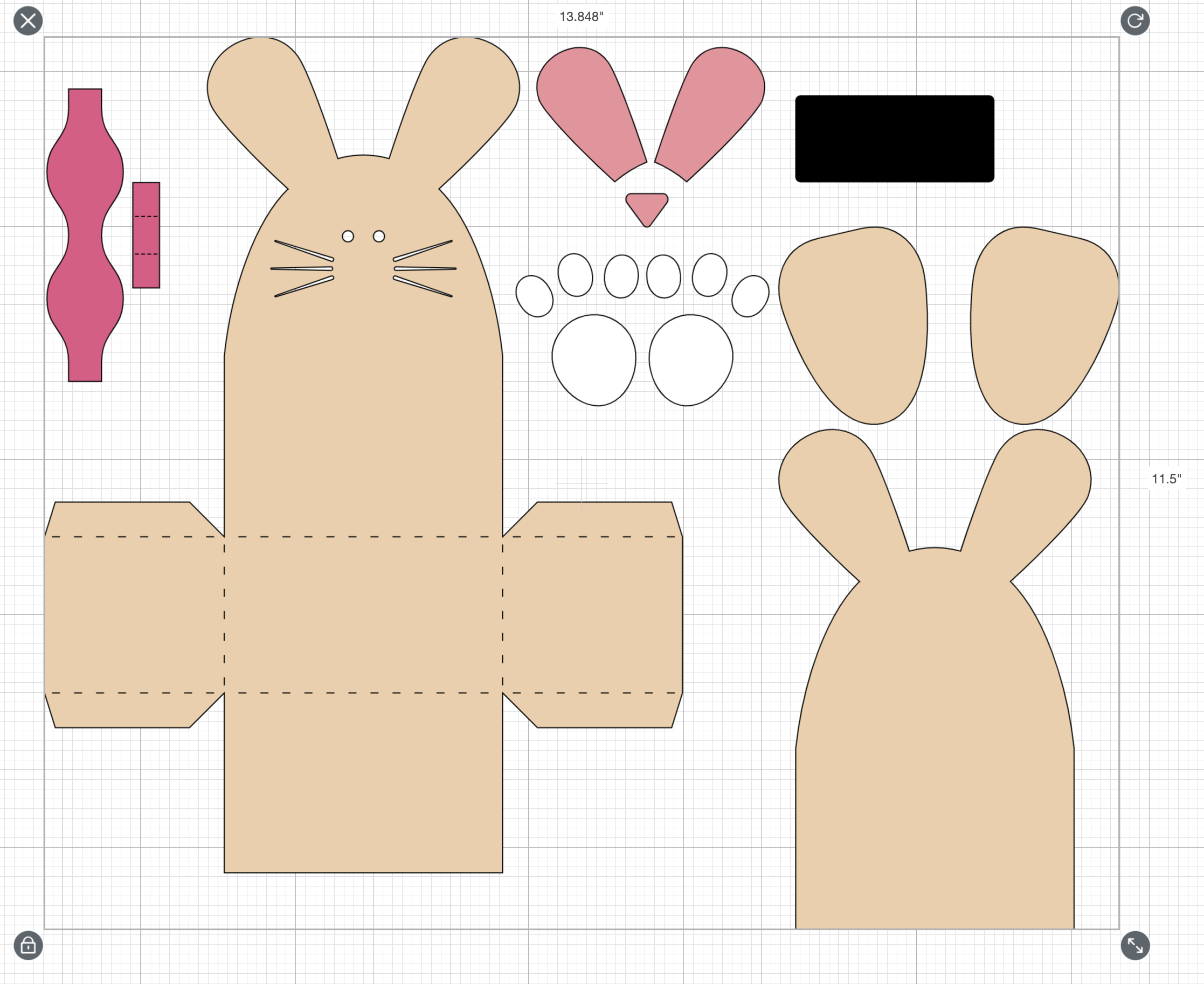 Cricut-Bunny-Belly-Box-design-template