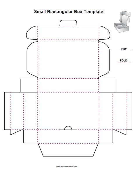 cricut box template free SVG